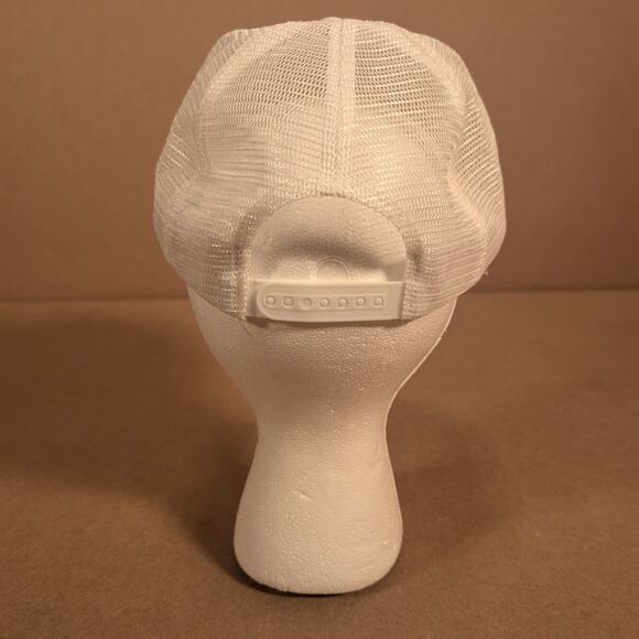 Vintage Mini-Matic Agri-Pro Livestock Farm Trucker Hat White Mesh Snapback - Picture 7 of 7